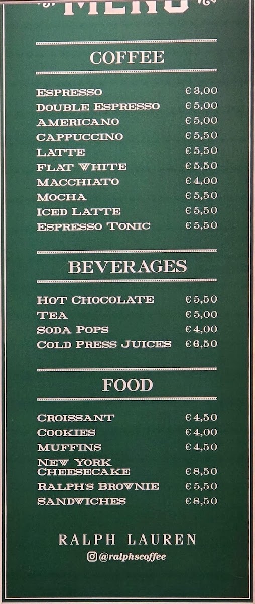 Menu Ralph‘S Coffee Munich-2